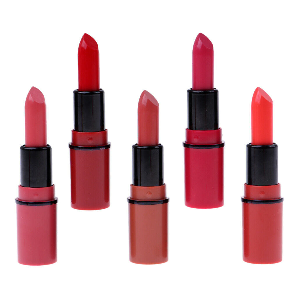 5 PCS Fashion Long Lasting Matte Lipstick Non-stick Cup Waterproof Lip Balm Set