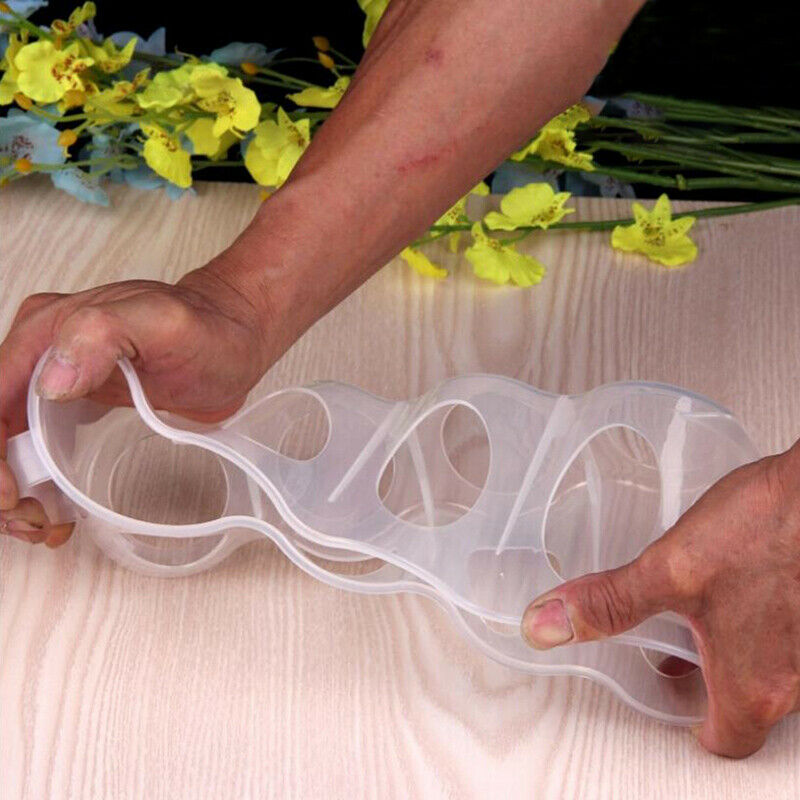 Transparent Drink Bottle Fridge Organizer Case Holder Cans Storage Box Conta*DF