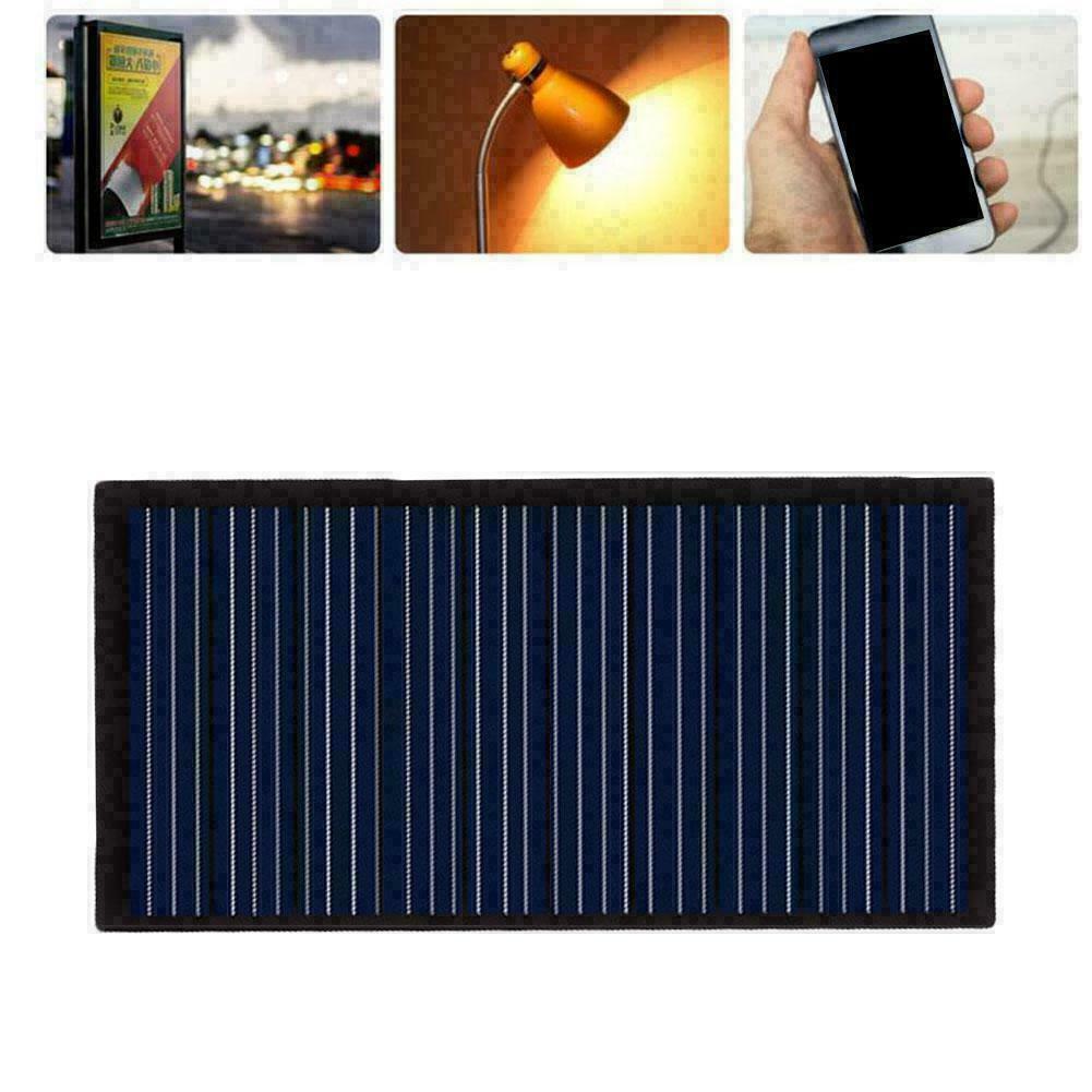 Mini Solar Panel System For DIY Battery Cell Phone New Charger 5V 60MA E6W1