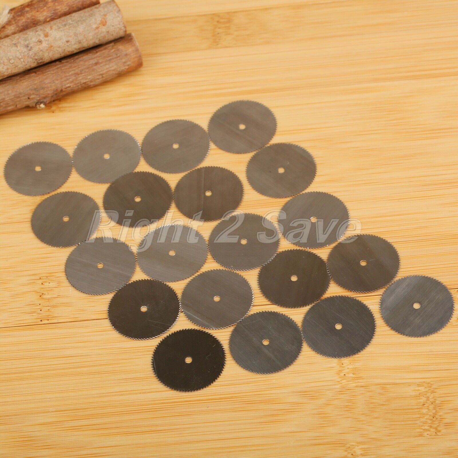 20Pcs HSS Rotary 25mm Circular Disc Saw Blade Wheel f/ Drills Cutter Tool