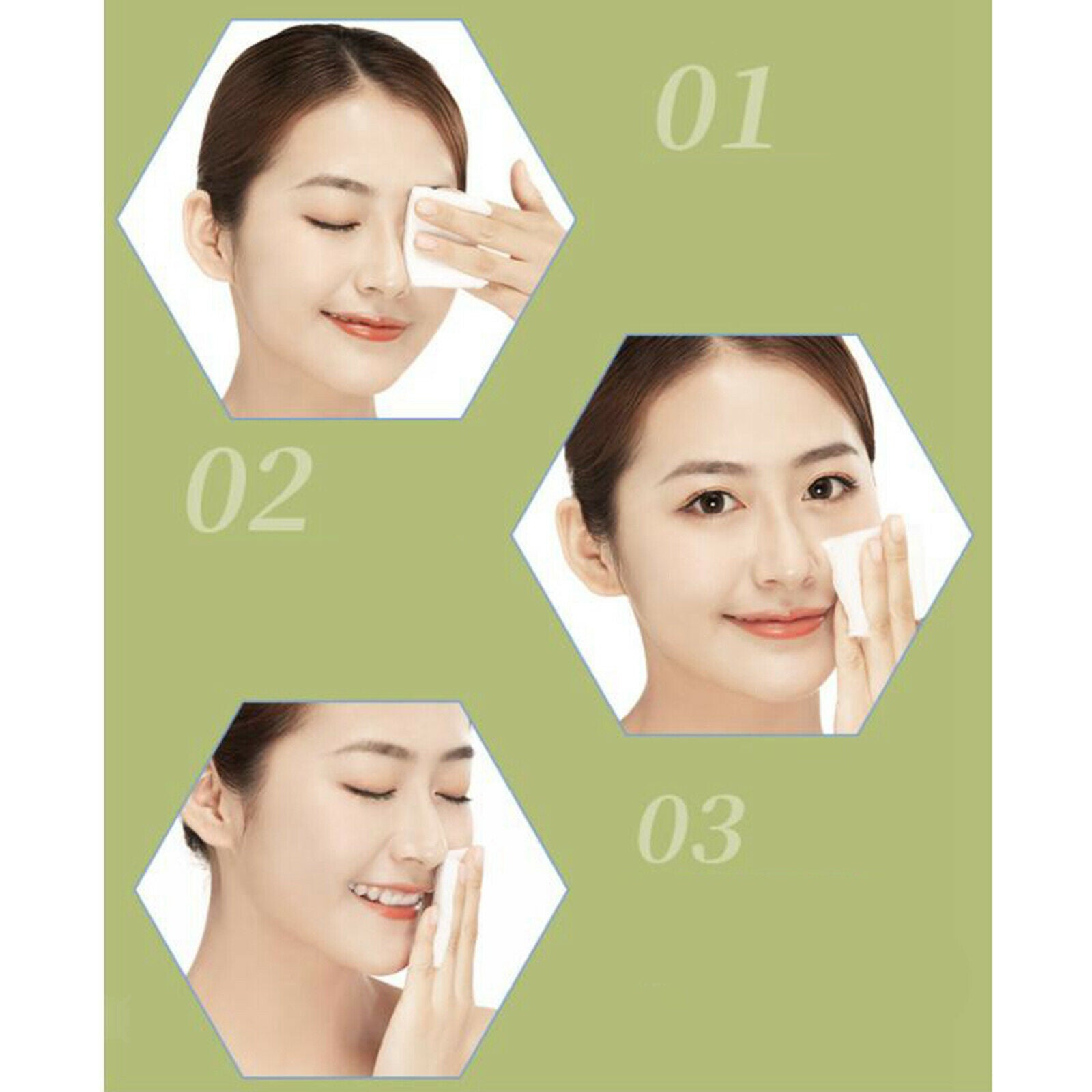Refreshing Makeup Remover Daily Cleansing Facial Wipes 60 Count Alcohol-Free