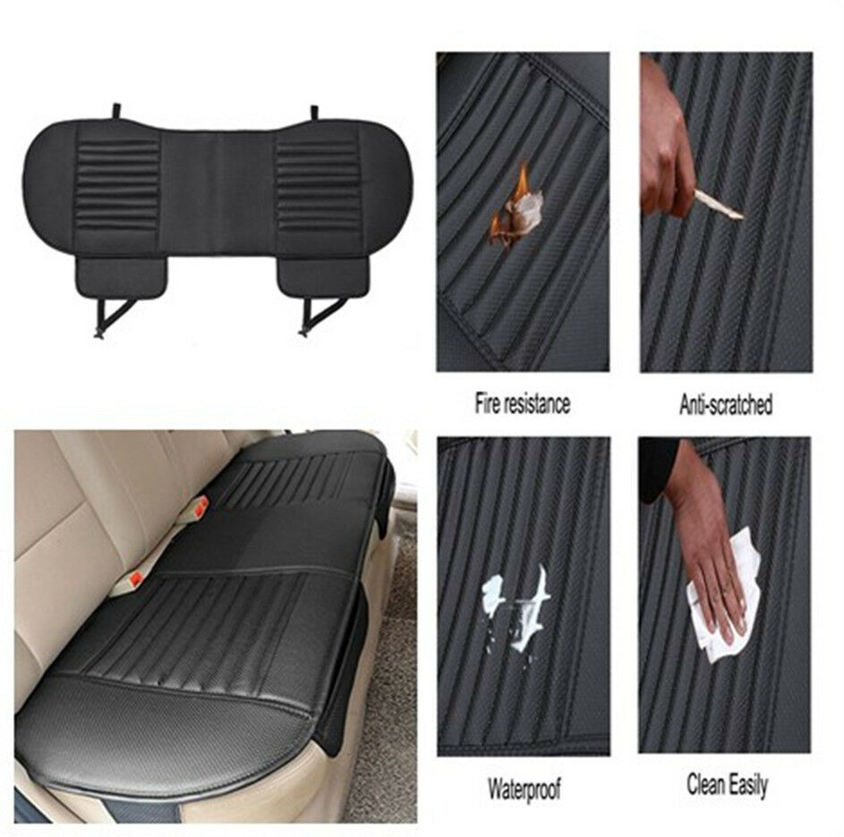 138*49cm Car Rear Seat Cover Universal Bamboo Charcoal Cushion Pad for 5seat Car