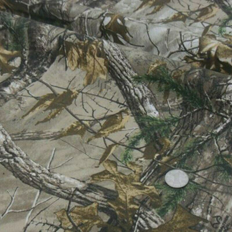 1.5m Width Bionic Camo Fabric Woodland Jungle Camouflage Cloth f Hunting Outdoor