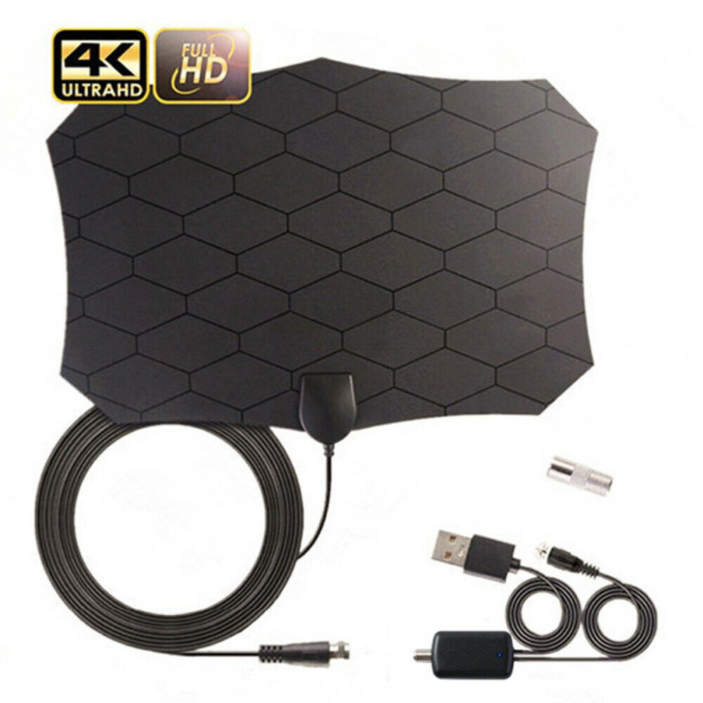 120 Miles Range Antenna TV Digital HD 4K Antena Indoor Outdoor HDTV Amplifier