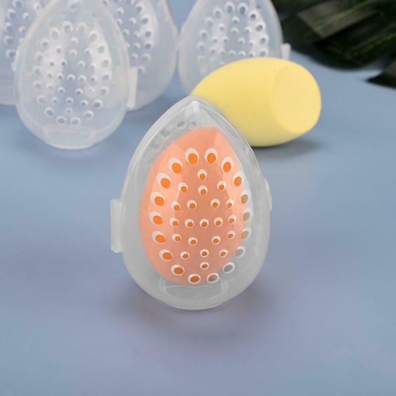 Cosmetic Sponge Stand Beauty Egg Storage Case Clear Makeup Blender Holder