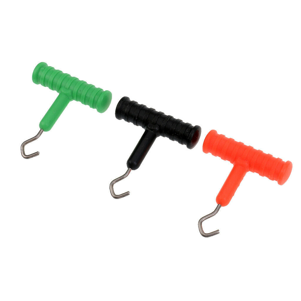 3 Pieces Hook Knot Tool Knot Hook Puller Carp Fishing Rig Terminal Tackle