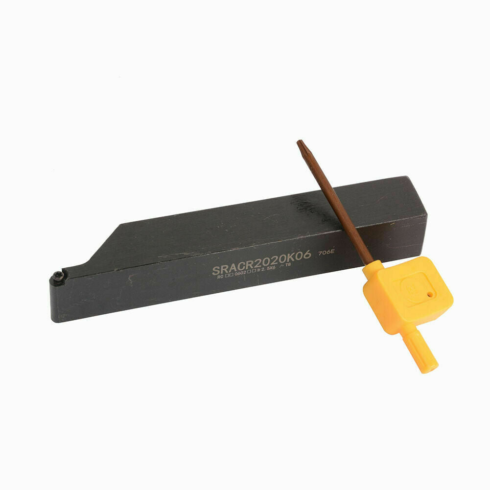 SRACR2020K06(20mmx125mm) External Turning Tool Holder for RCMT0602MO inserts