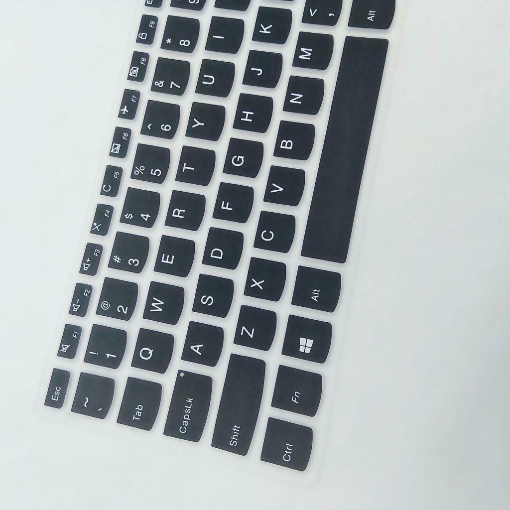 15.6'' Waterproof Keyboard Skin Film Protect Cover for Lenovo 5000 Black
