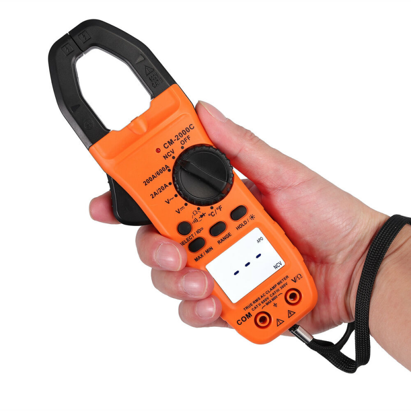 Digital Clamp Meter Tester Trms Ac/dc Voltage Ac Current Resistance Clamp Meter