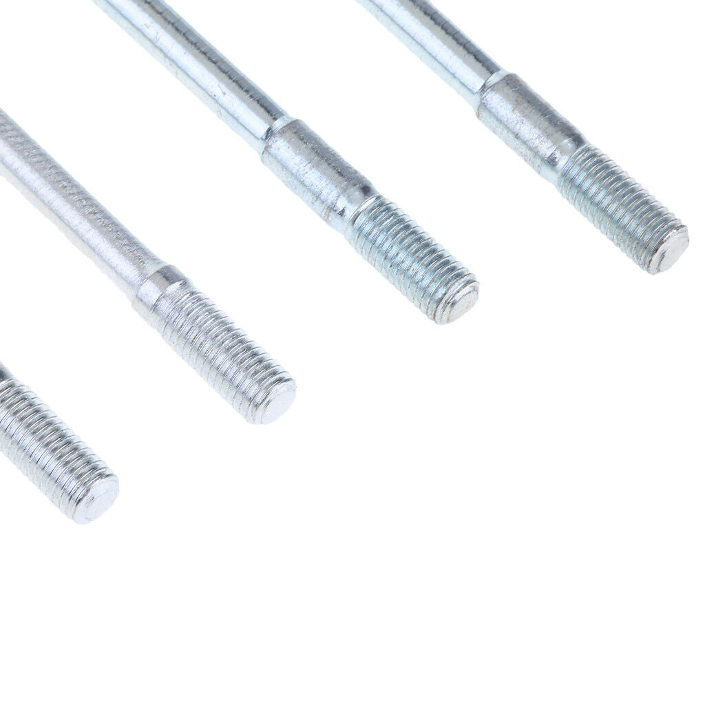 2 Pairs Bolt Pin Stud Chinese Moped Scooter Thread 139qmb M7x168/M7x175mm