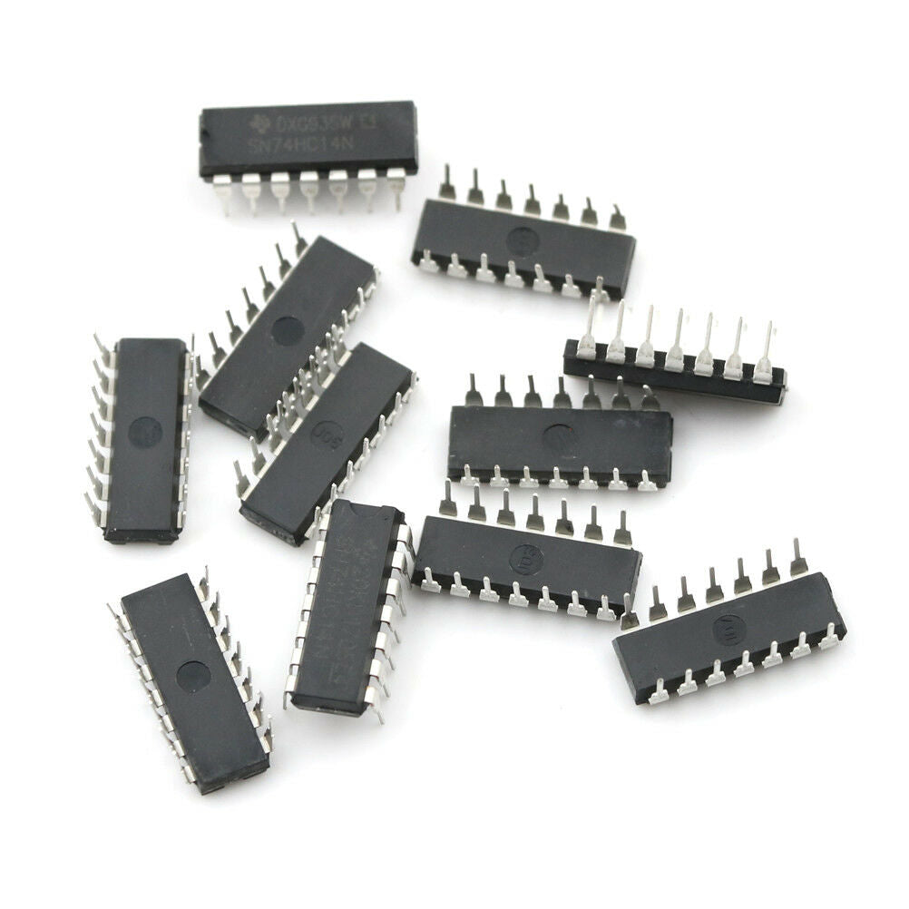 10pcs IC SN74HC14N 74HC14N 74HC14 CMOS INV 14-DIP H Rf