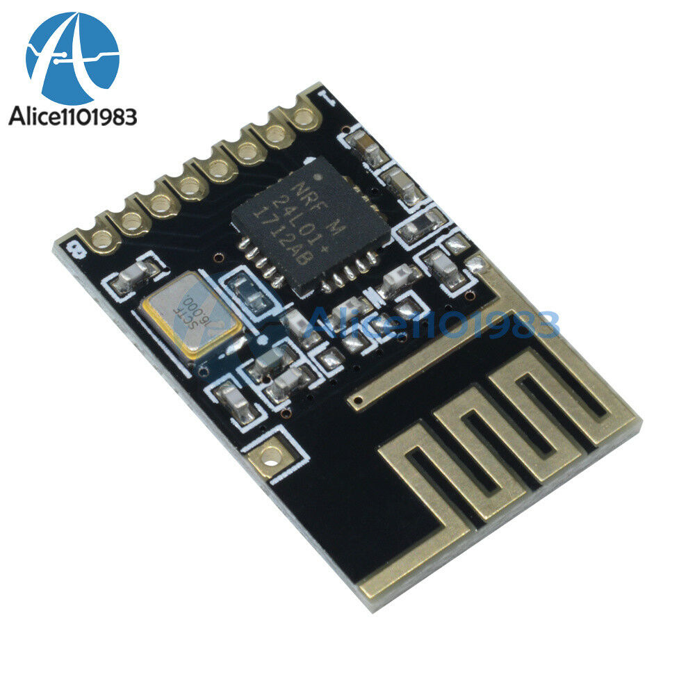5PCS Mini NRF24L01+ SMD 1.27MM wireless transceiver module Small Size Arduino