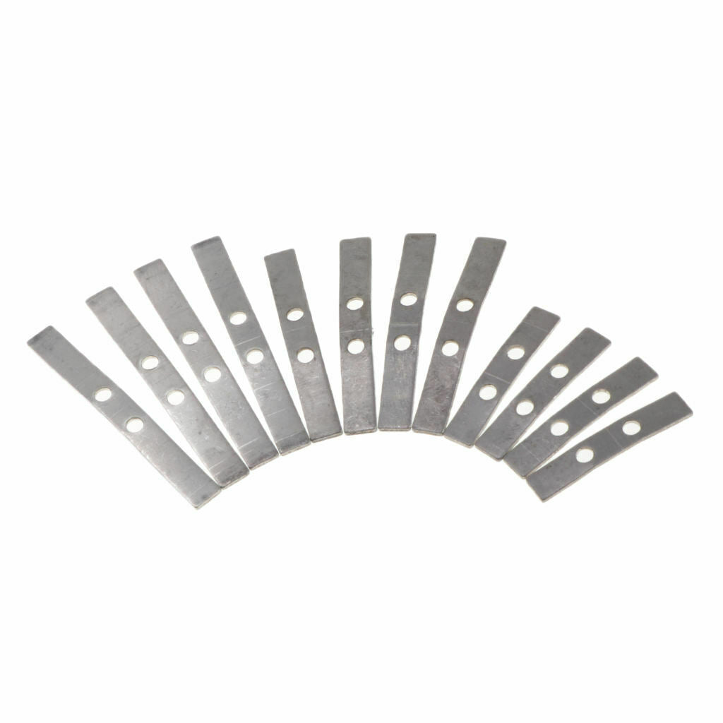 RC Hobby Truck Accessories 12 Metal Leaf Springs for WPL 1/16 Military Truck,
