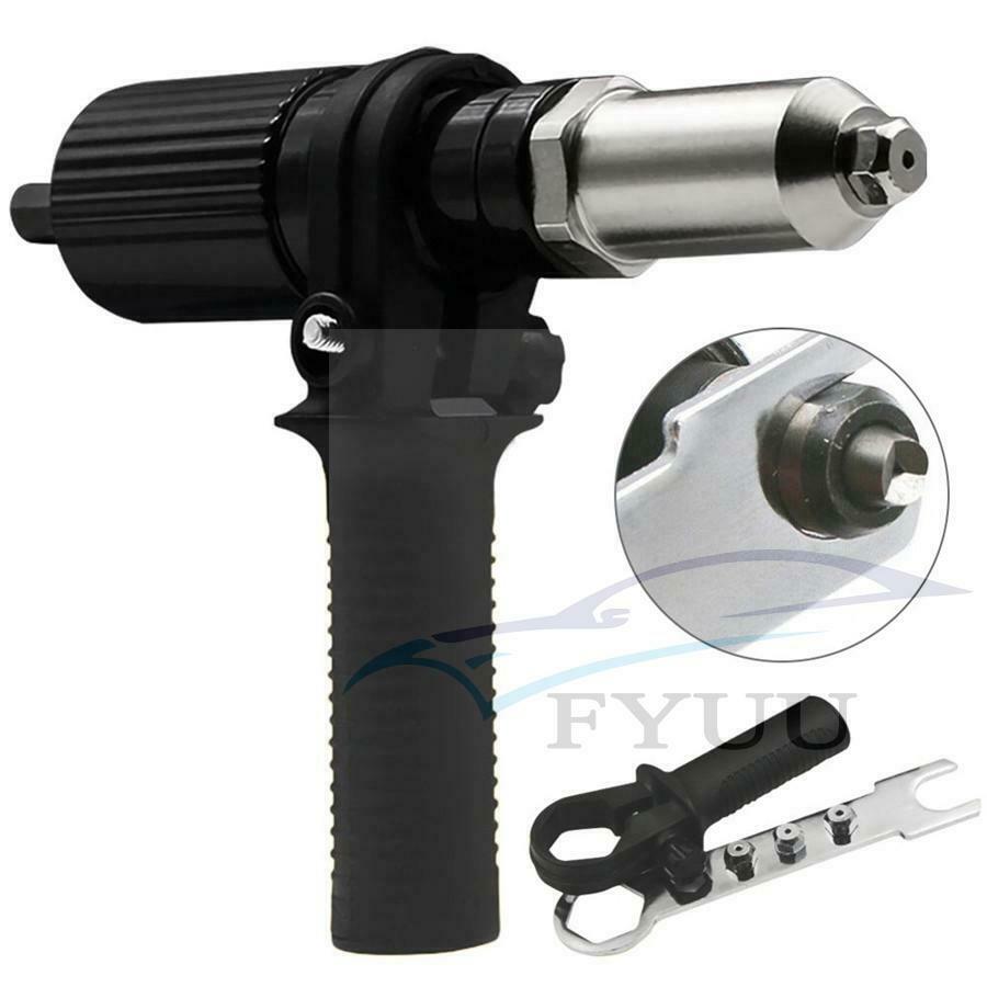 Rivet Nut ( Riveter ) Adaptor Use Electric Drill  2.4, 3.2, 4.0, 4.8 Mandrels