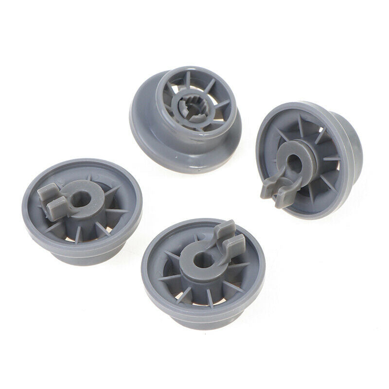 4pcs Dishwasher Lower Rack Basket Dishrack Wheel for Profilo/Bosch/Siemens/NBDA