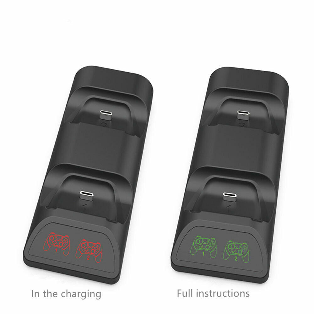 Charger Dock Holder for NS Switch Pro Game Controller Double Charge Accessories