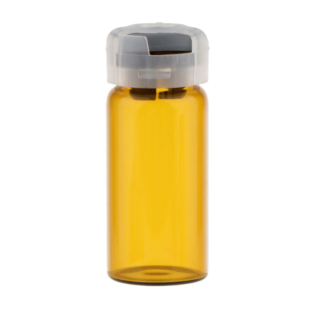 20x Empty Sterile Glass Sealed Serum Vials Liquid Containers  10ml