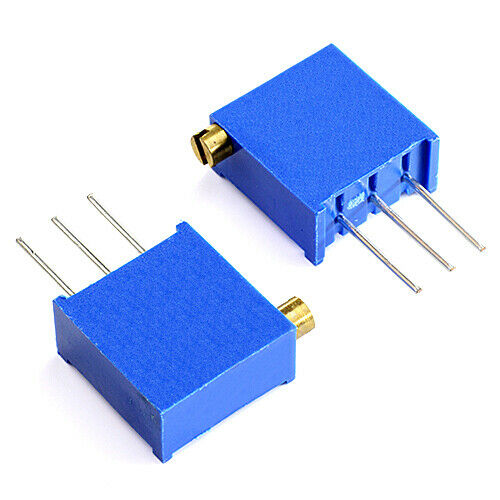 [10pcs] 3296X-1-202 Potentiometer 2K Ohm 25 Toutns THT