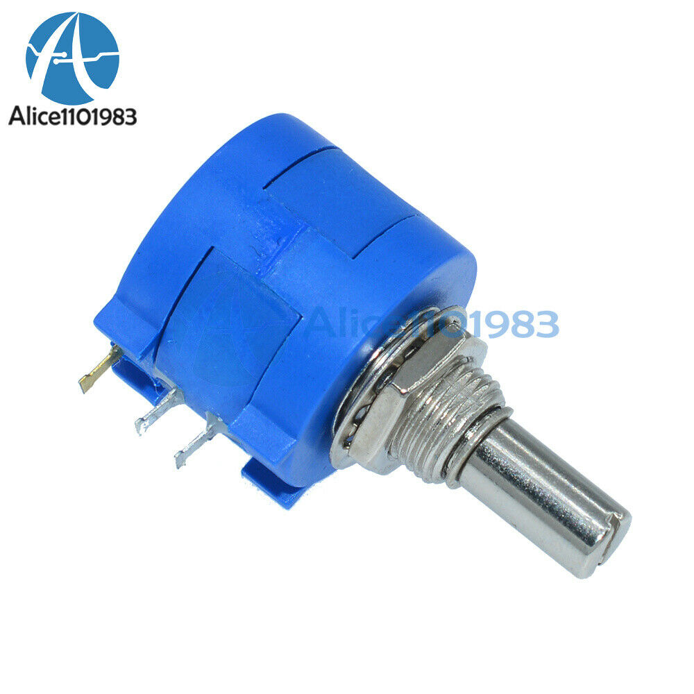 10PCS 10K Ohm 3590S-2-103L Rotary Wirewound Precision Potentiometer Pot 10 Turns