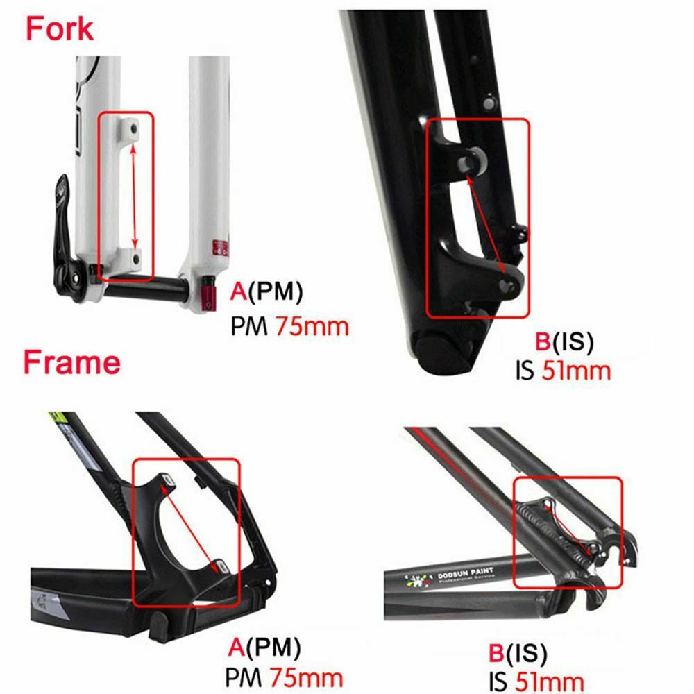 Bike Bracket Bicycle Accessories A To B Disc Brake Adaptor PM/IS Converter
