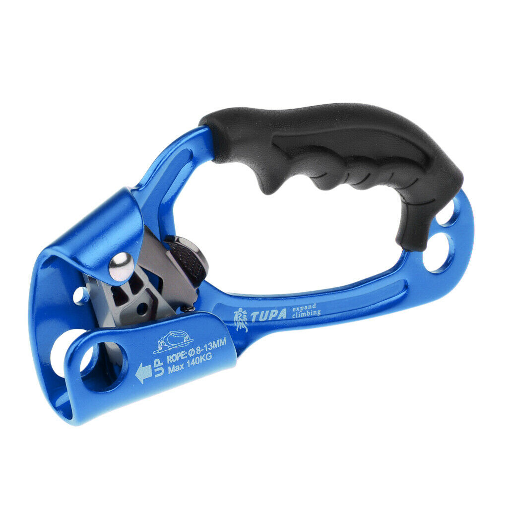 Outdoor Sports Rock Climbing Hand Ascender Device Riser Blue Right Hand