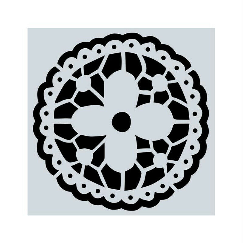 16pcs/Set Mandala Stencils Painting Floor Wall Stone Painting Template Tools SJ