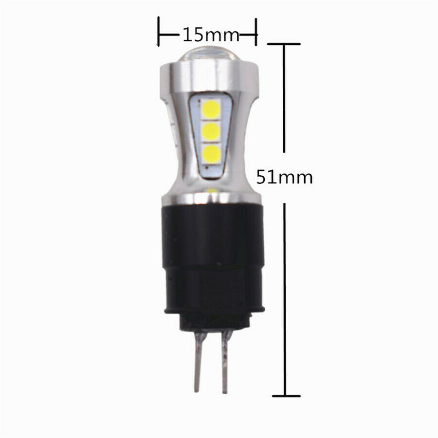 2 Pcs Bright White LED DRL IP67 For Citroen C5 &Peugeot Replace hp24w G4 Bulbs