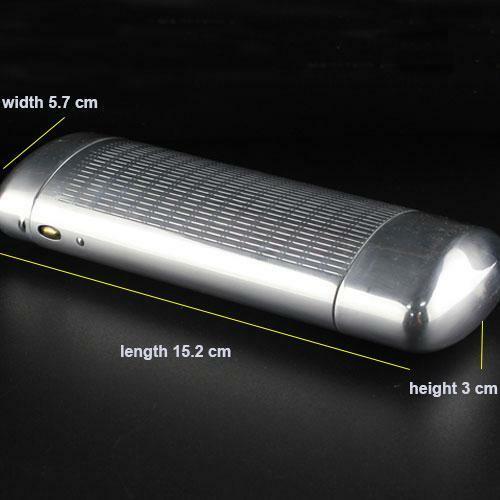 Metal Hard Glasses Case Flip Capsule Aluminium Spectacle Box Eyewear Cases