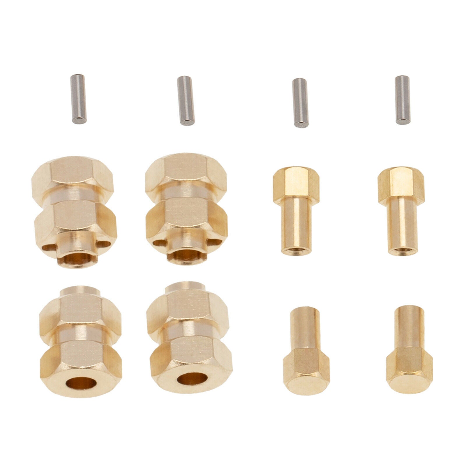4Pcs Wheel Hub Hex Adapter 7mm For Axial SCX24 AXI00001 AXI90081 RC Car