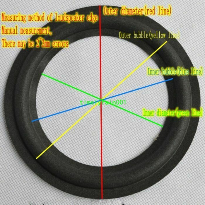 1pcs 7"inch QV702 Speaker surround rubber Edge Speaker repair Home Audio Parts