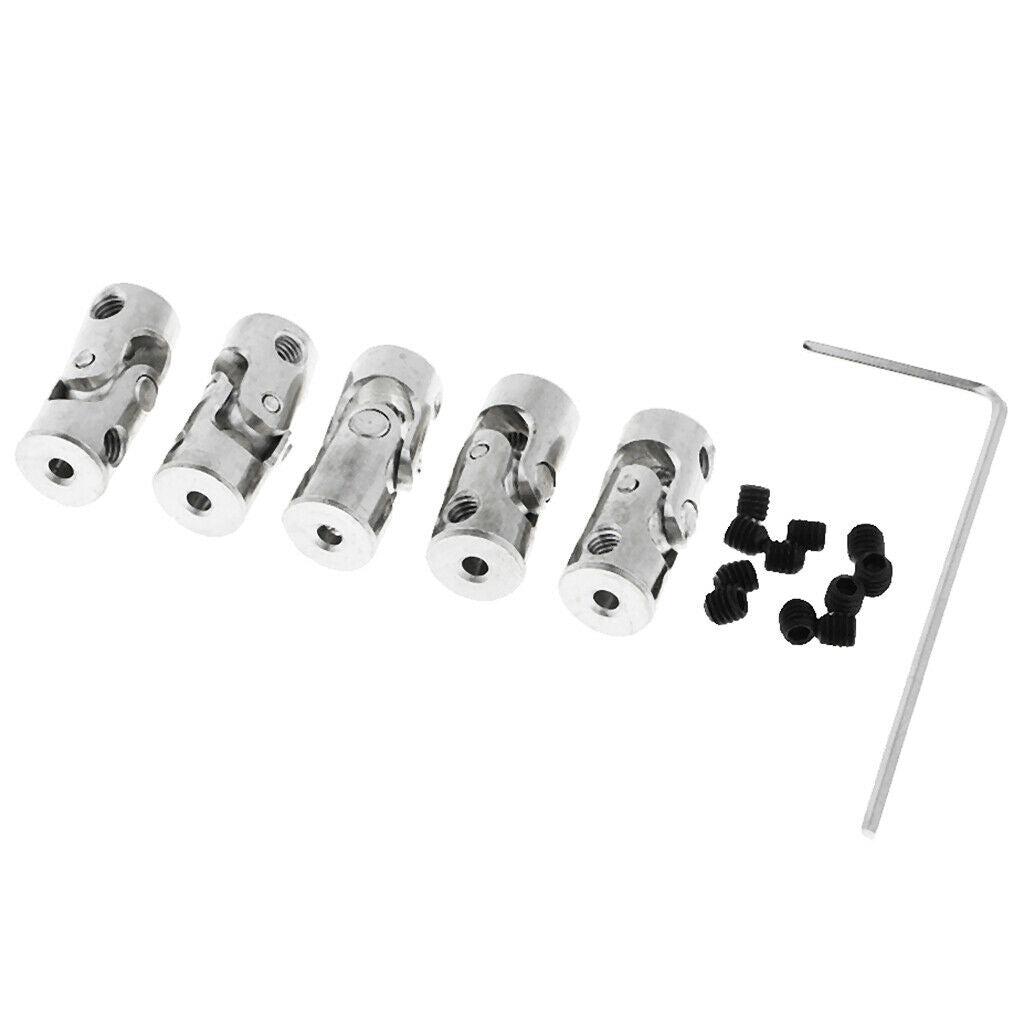 2X Metal Cardan Joint Gimbal Couplings Universal Joint for RC Car 2x2mm