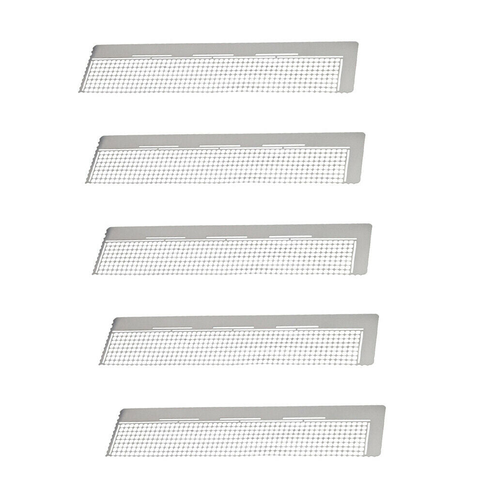 Pack of 5 Stainless Steel 5D Diamond Painting Ruler Diamond Embroidery