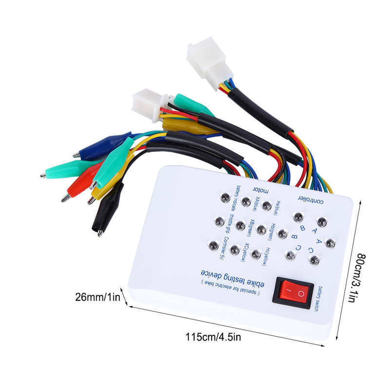 Brushless Motor Controller Tester 24V/36V/48V/60V/72V Electric Bicycle Scooter
