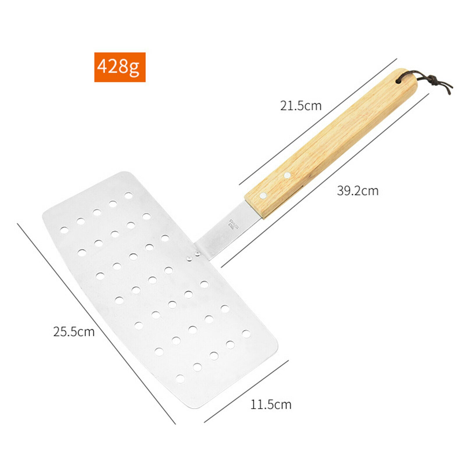 Fish Turner Spatula Stainless Steel Spatula Perforated Turner Perfect for