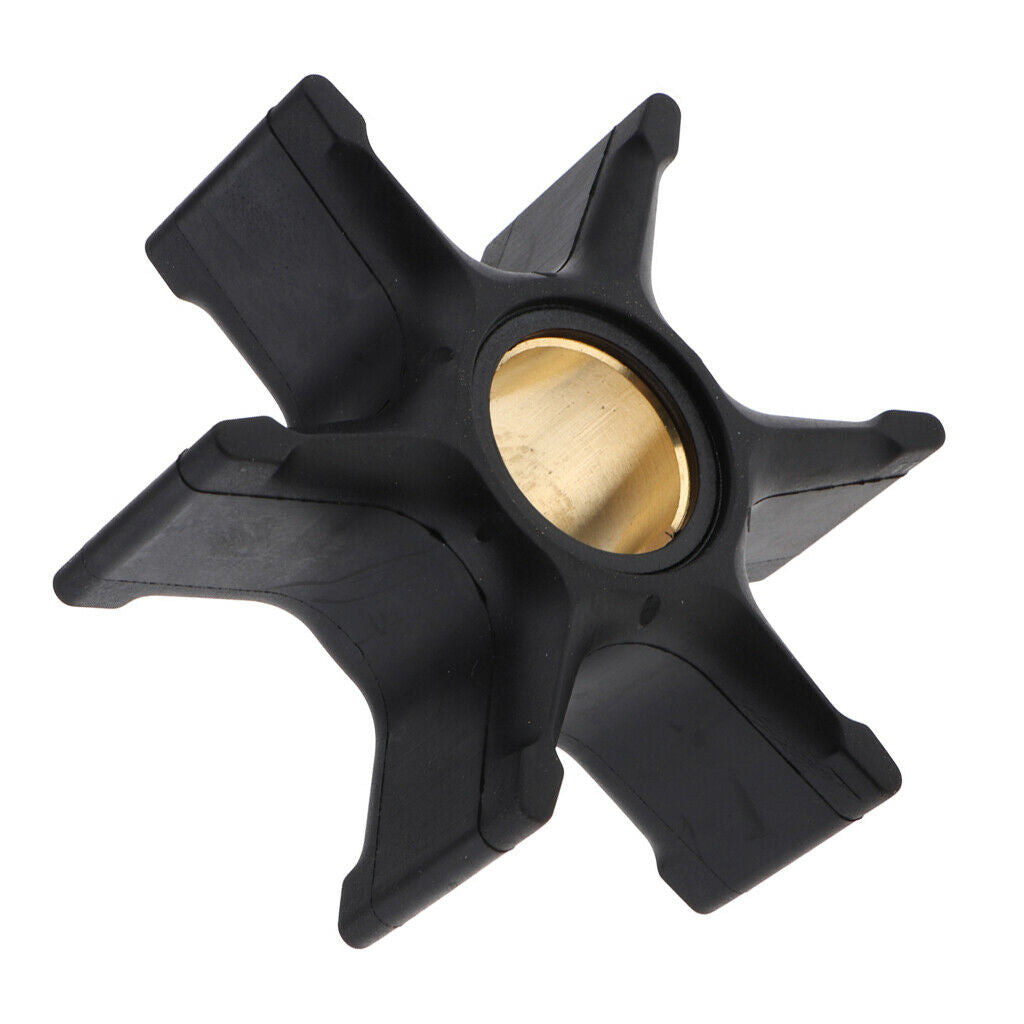 Rubber Water Pump Impeller Marine Impeller for Johnson HJB-O-119, Black