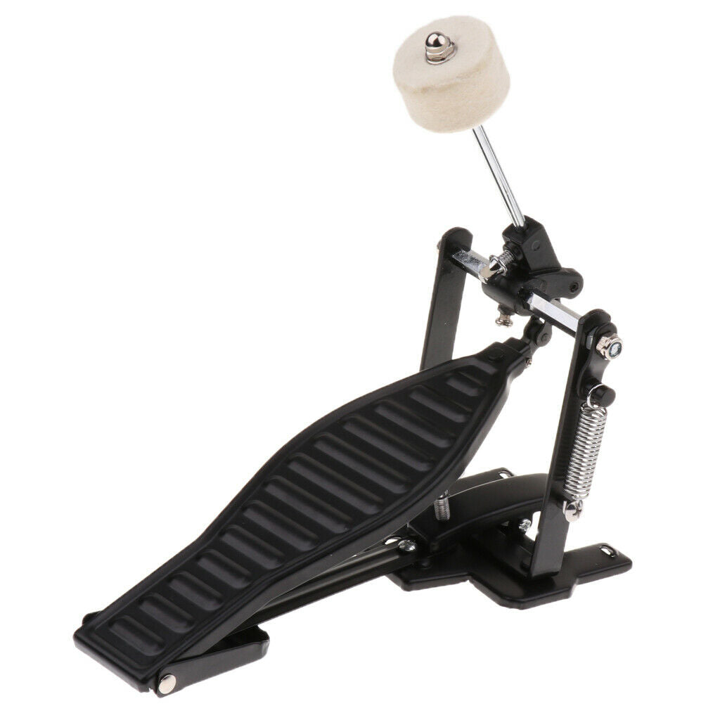 New Single Bass Drum Pedal Chain Drive Percussion Children Gift Black Black