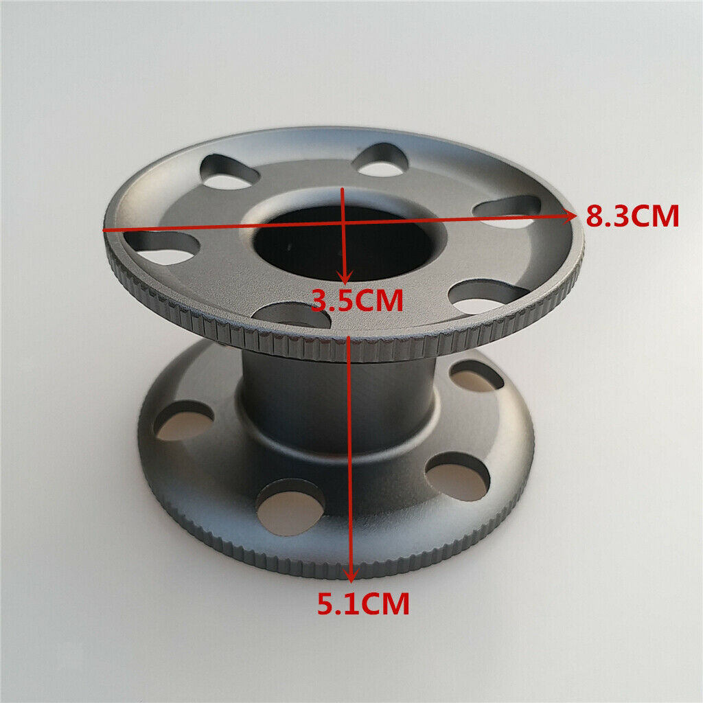 Durable Scuba Diving Alloy Compact Finger Spool Reel Underwater Equipment
