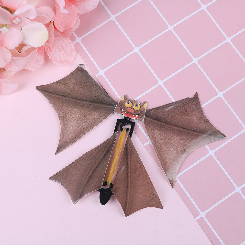 Magic flying bat prank flying paper bats funny halloween card gif.l8