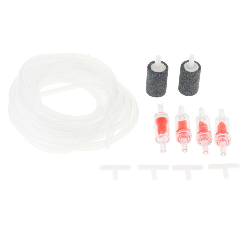 Fish Tank Air Pump Spare Parts Oxygen Air Tube Check Valves Pump Accessories