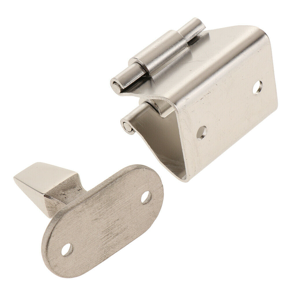 1x Heavy Duty Boat Door Latch -  Marine Gate Stop Catch & Holder - 304 Stainless
