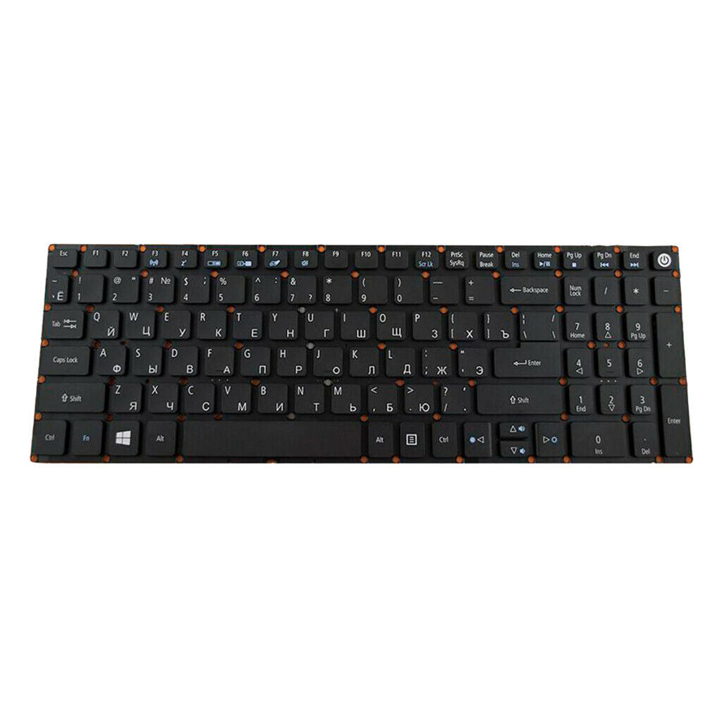 Replacement Russian Portable Keyboard For  Aspire E5-573 E5-573T E5-573TG, Black