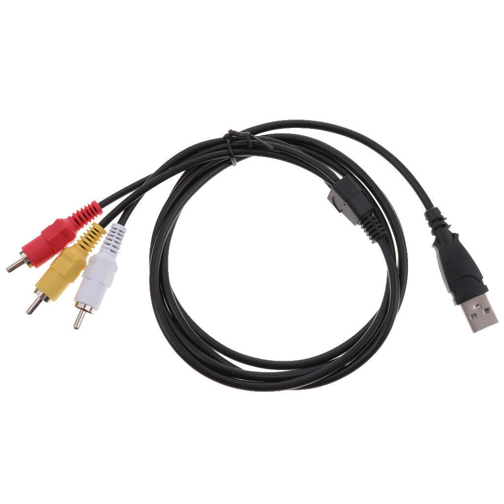 1.5mm USB to Triple RCA Male to USB Male Adapter Cable fit for PC Splitter Cable