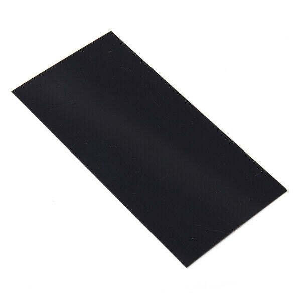 3pcs Black ABS Guitar Pickguard Material Veneer Shell Sheet 1 Ply Blank 20x10cm