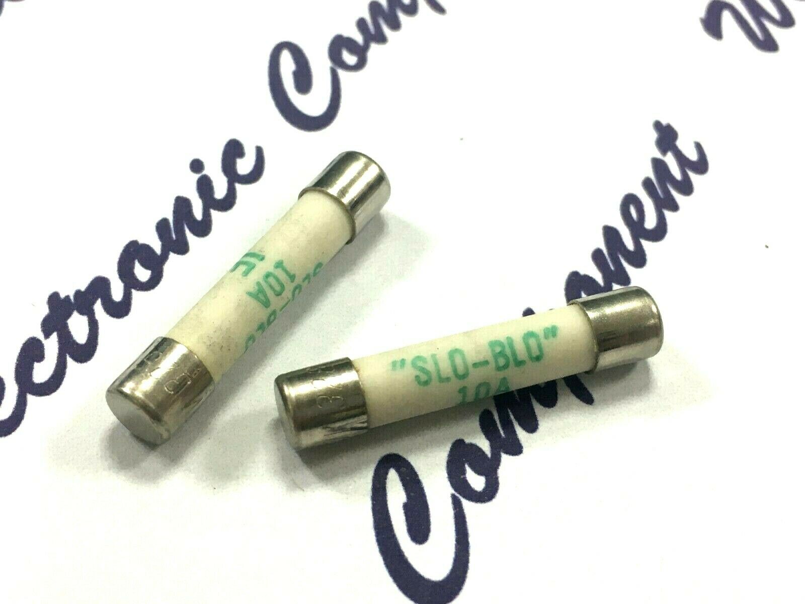 4pcs - LITTELFUSE 10A 250V 32mm 3AB 326010 SLO-BLO Fuse