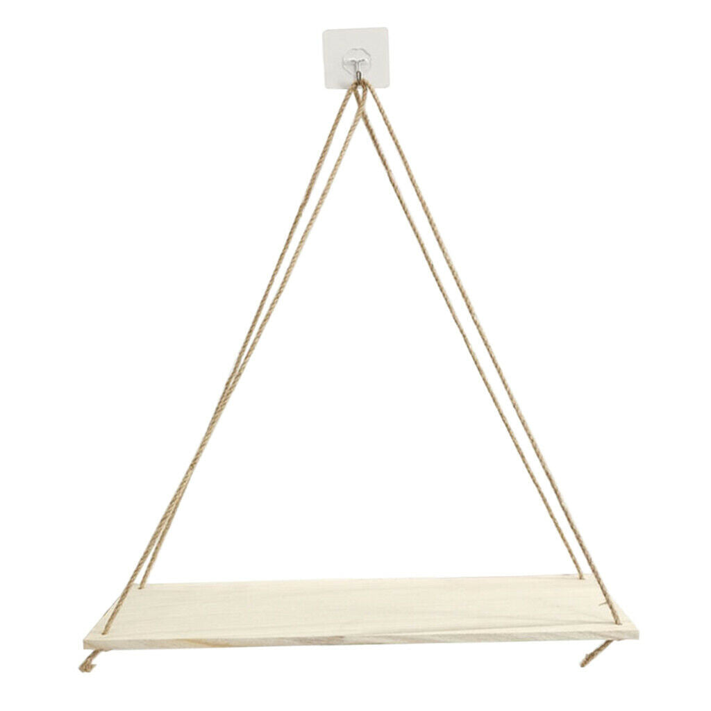 4pcs Hanging Wall Mounted Shelves Plant Basket  Hanging Rack Organiser Decor