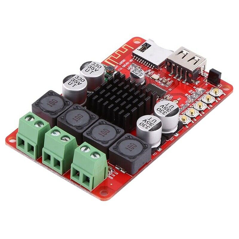 TPA3116 50W X2 Digital Amplifier Board Bluetooth Stereo AMP Board TF Card DecoP5