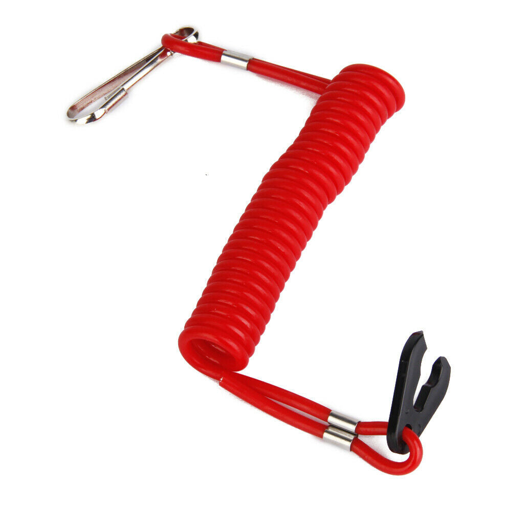 Outboard Motor Ignition Kill Switch Lanyard Watercraft Marine