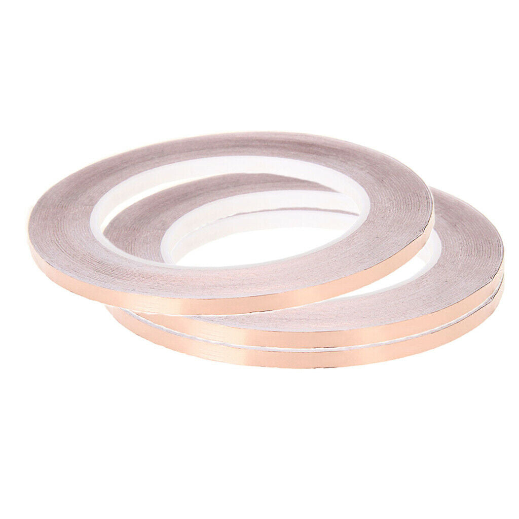 3Pcs Copper Foil Tape Adhesive for Guitar Laptop PDP Transformer Crafting