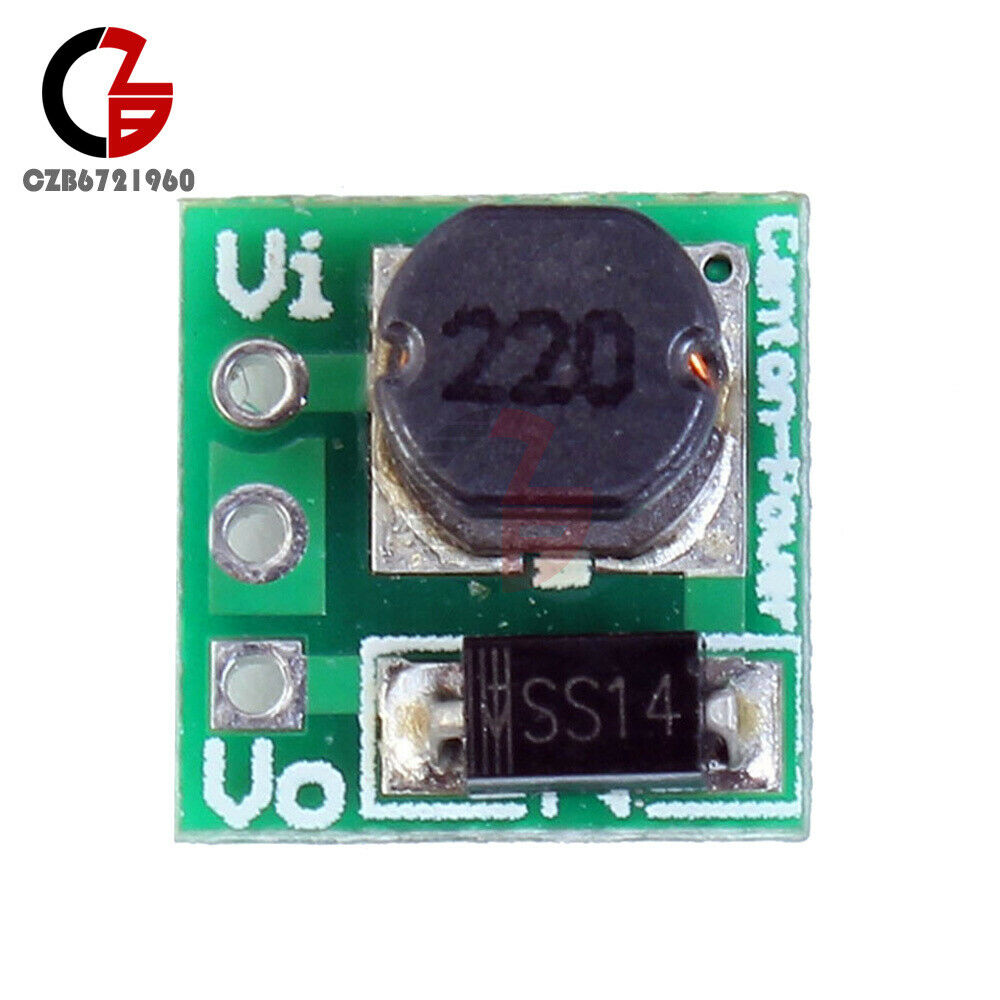 2PCS DC-DC 0.9-5V to 5V Boost Converter Power Module Voltage Step Up Board