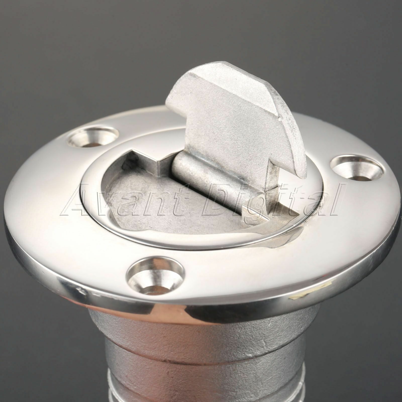 1.5" Keyless Cap Gas Fuel Tank Boat Marine Deck Fill Filler 316 Stainless Steel